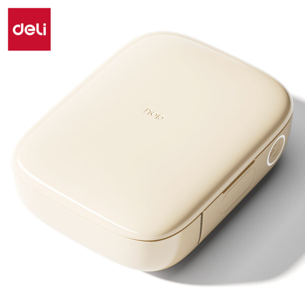 Label Printer (beige Color) #Printing width: 12mm Printing speed: 20m #BEIGE