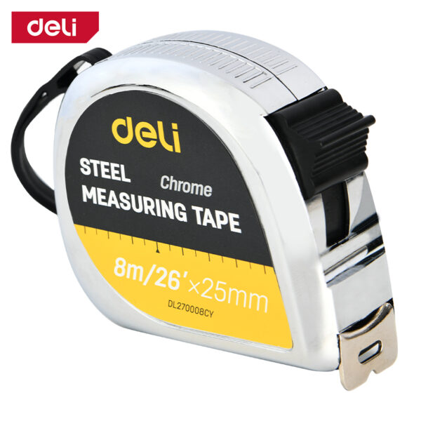 Measuring Tape Chrome 8mx25mm