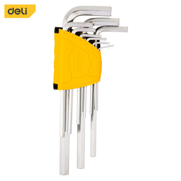 Hex Key Long, Flat End 9Pcs Set