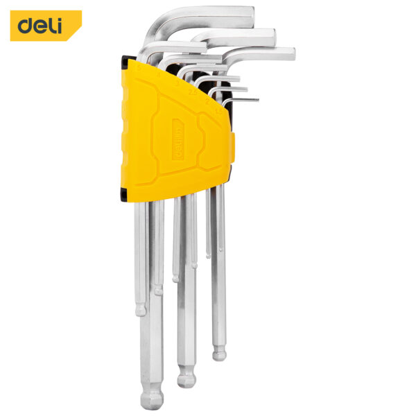 Hex Key Ball Point Long Arm Set=9pcs