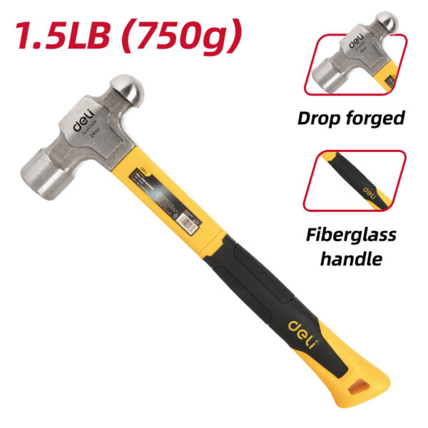Ball Pein Hammer Fiberglass handle 0.68kg