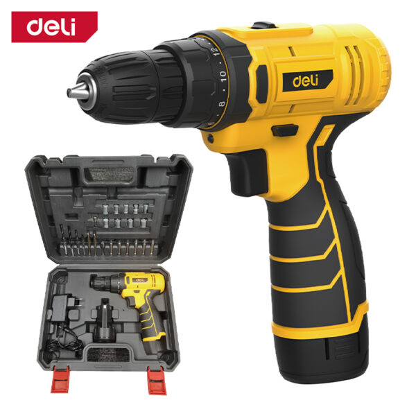 Li-ion Cordless Drill SET 10mm 12V 2Ahx1