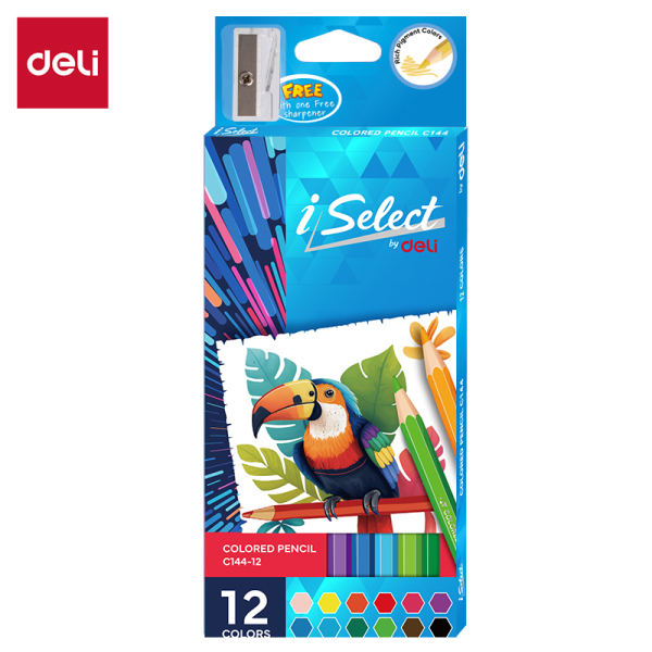 Deli I Select Color Pencil 12 Colors