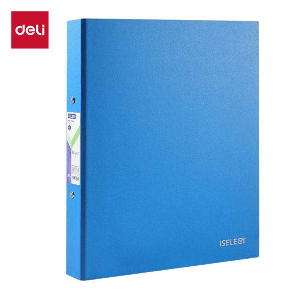 Deli Iselect 'O'  Ring Binder Blue 1"