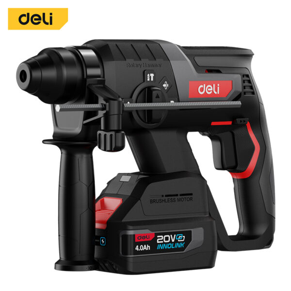 Deli Li-ion Rotary Hammer 20V 4Ahx2