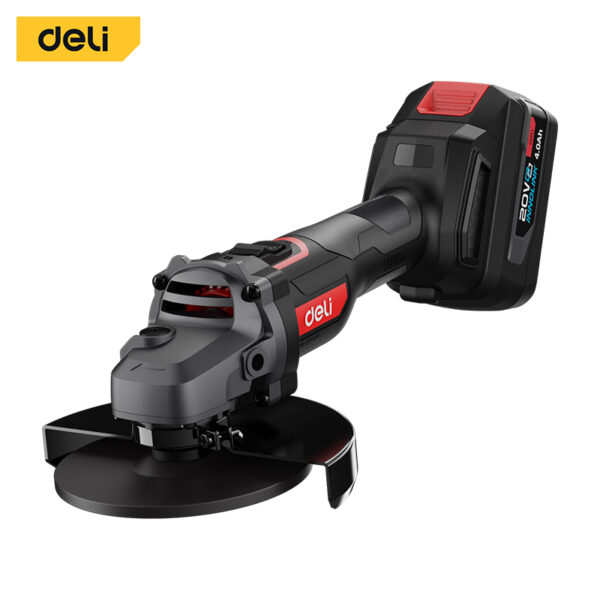Deli Li-ion Angle Grinder 115mm 20V 4Ahx2