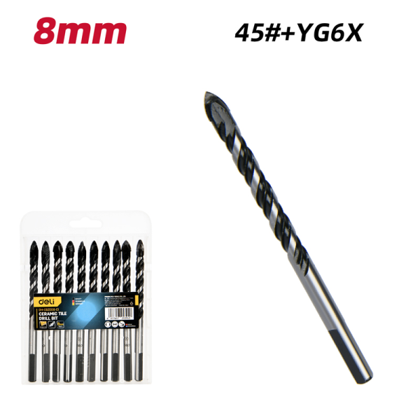 Ceramic Tile Drill Bit 8mm (Set=10pcs)