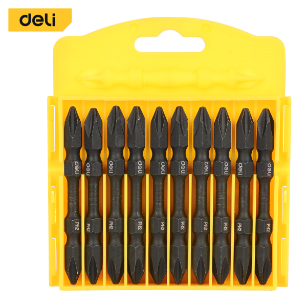 Impact Screwdrvr Bit PH2 65mm BK 10pcs