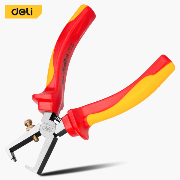 Insulated Wire Stripping Pliers 6"