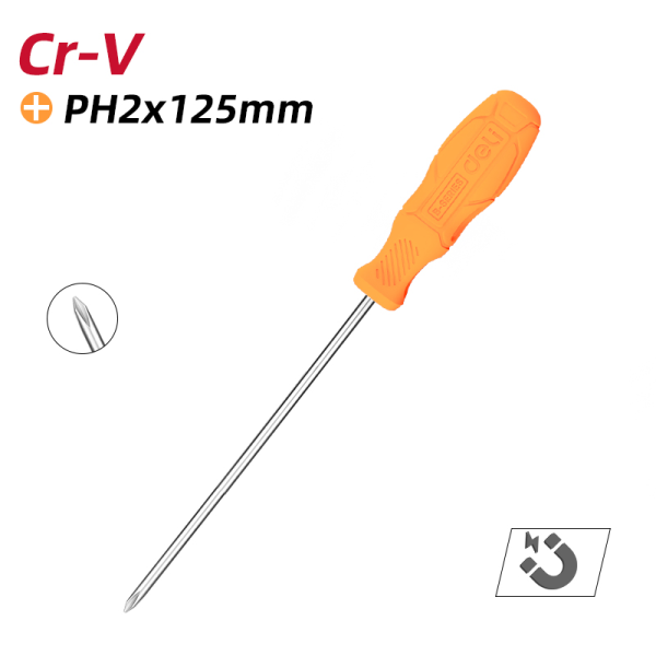 Screwdrvr Phillips Cmfrt hndle PH2x125mm
